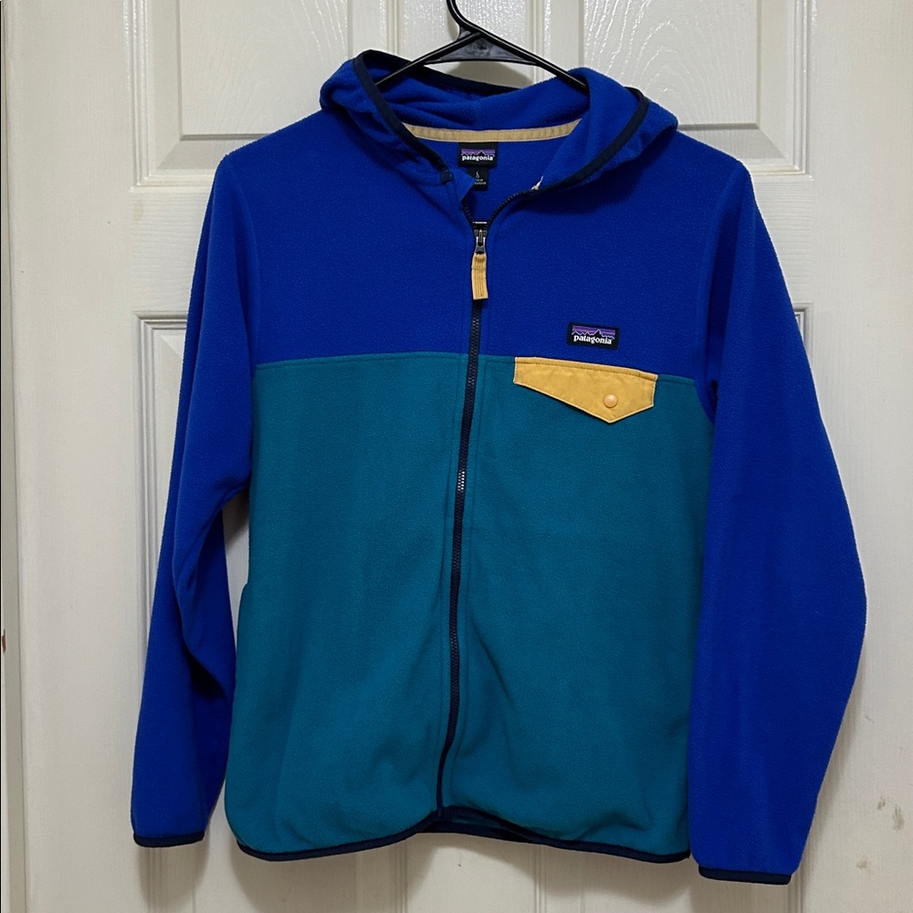Patagonia Kids Green Fleece Jacket